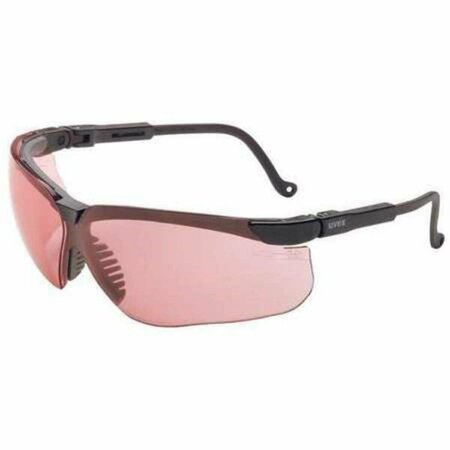 HONEYWELL UVEX Safety Glasses, Wraparound Vermillion Polycarbonate Lens, 10PK 763-S3210HS